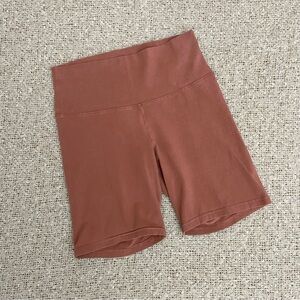 TNA Rust Cotton Biker Shorts